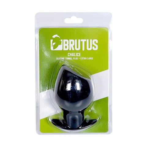 ⁨Tunel analny Chalice Silicone Tunnel Plug Black XL Brutus⁩ w sklepie Wasserman.eu