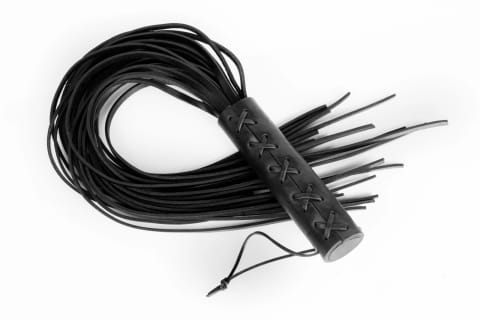 ⁨Pejcz duży sznurowany czarny Primal Bond Whips⁩ w sklepie Wasserman.eu