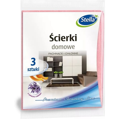 ⁨Ścierki domowe o zapachu lawendy 3 sztuki PS-0982⁩ w sklepie Wasserman.eu