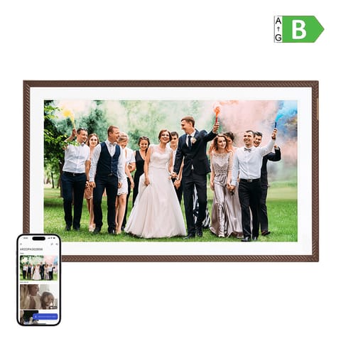⁨Cyfrowa ramka na zdjęcia Arzopa D156 (brązowa) 15,6"⁩ w sklepie Wasserman.eu