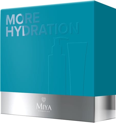 ⁨MIYA Zestaw prezentowy Moisture Glow (Żel do mycia twarzy 140ml + Krem nawilżający 75ml)⁩ w sklepie Wasserman.eu