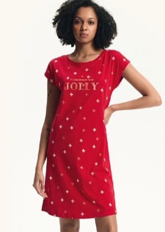 ⁨KOSZULA HENDERSON 43720 DOTIE 33X (kolor red, rozmiar S)⁩ w sklepie Wasserman.eu