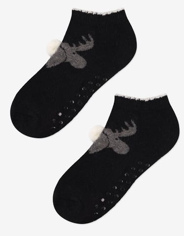 ⁨SKARPETY MARILYN ANGORA ABS TERRY X42 BLACK (kolor black, rozmiar uniwersalny)⁩ w sklepie Wasserman.eu