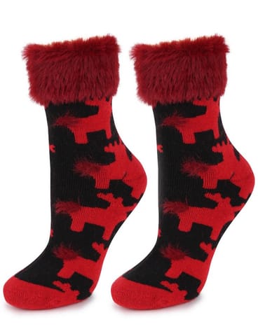 ⁨SKARPETY MARILYN ANGORA TERRY R38 BLACK (kolor czarny, rozmiar uniwersalny)⁩ w sklepie Wasserman.eu