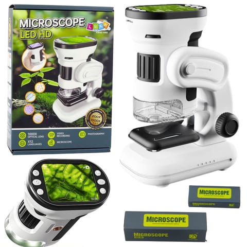 ⁨Mikroskop Dla Dzieci Edukacyjny Cyfrowy Z Ekranem⁩ w sklepie Wasserman.eu