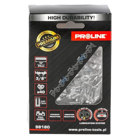 ⁨ŁAŃCUCH DO PILAREK 10", 3/8", 1.3MM, 40E, PROLINE⁩ w sklepie Wasserman.eu