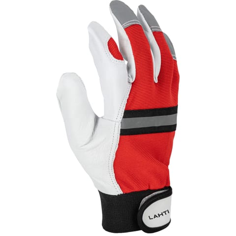 ⁨GLOVES GOAT LEATHER RED L273310P, CARD, "10", CE, LAHTI⁩ at Wasserman.eu