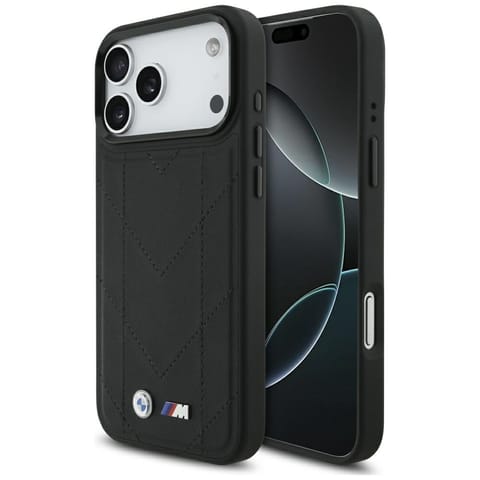 Etui BMW M Quilted Logo MagSafe do iPhone 17 Pro Max czarny w sklepie Wasserman.eu