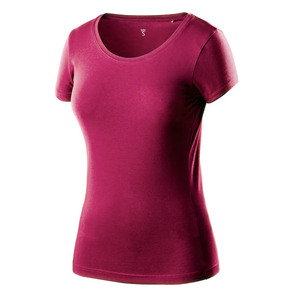 ⁨Women's maroon t-shirt, size XL⁩ at Wasserman.eu