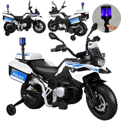 ⁨Duży Motor na akumulator BMW Policja kogut PA0282⁩ w sklepie Wasserman.eu
