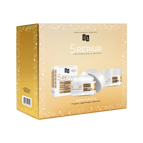 ⁨AA Zestaw prezentowy 5 Repair Złota kuracja 60 +⁩ w sklepie Wasserman.eu
