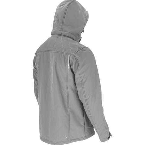 ⁨SOFTSHELL JACKET, HOOD, INSULATED, GREY, "3XL", CE, LAHTI⁩ at Wasserman.eu