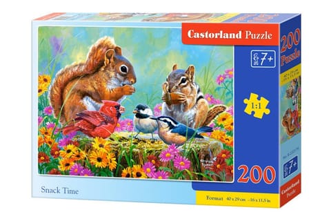⁨Puzzle 200 el. Snack Time⁩ w sklepie Wasserman.eu