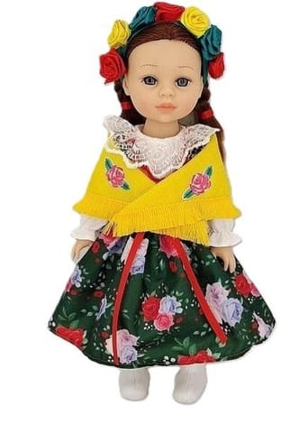 ⁨Lalka w stroju ludowym 38cm⁩ w sklepie Wasserman.eu