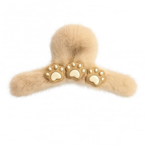 ⁨Spinka do włosów klamra XL puchata 13 cm SP255⁩ w sklepie Wasserman.eu