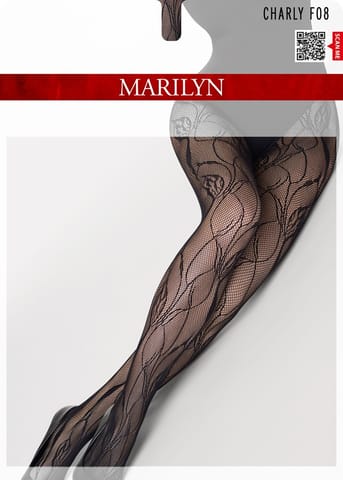 ⁨RAJSTOPY MARILYN CHARLY F08 (kolor black, rozmiar 1/2)⁩ w sklepie Wasserman.eu