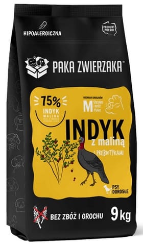 ⁨Paka Zwierzaka Seventh Heaven Indyk z maliną 9kg⁩ w sklepie Wasserman.eu