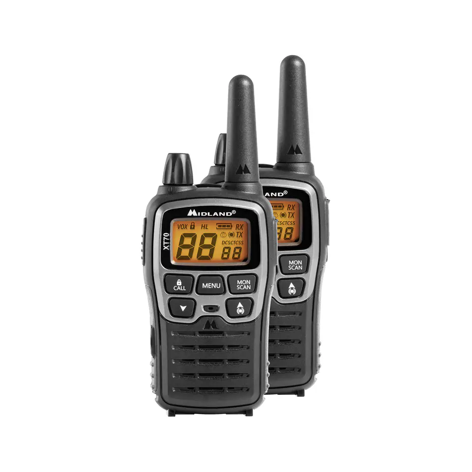 ⁨Handheld radios PMR MIDLAND XT70⁩ at Wasserman.eu