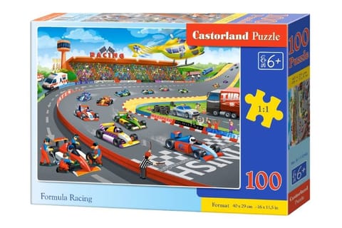 ⁨Puzzle 100 el. Formula Racing⁩ w sklepie Wasserman.eu
