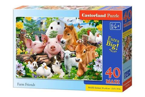⁨Puzzle 40 el. MAXI Farm Friends⁩ w sklepie Wasserman.eu