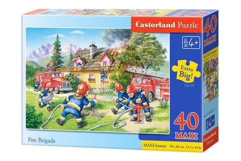 ⁨Puzzle 40 el. MAXI Fire Brigade⁩ w sklepie Wasserman.eu