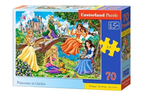 ⁨Puzzle 70 el. Princesses in Garden⁩ w sklepie Wasserman.eu