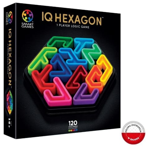 ⁨Smart Games IQ Hexagon Deluxe (ENG) IUVI Games⁩ w sklepie Wasserman.eu