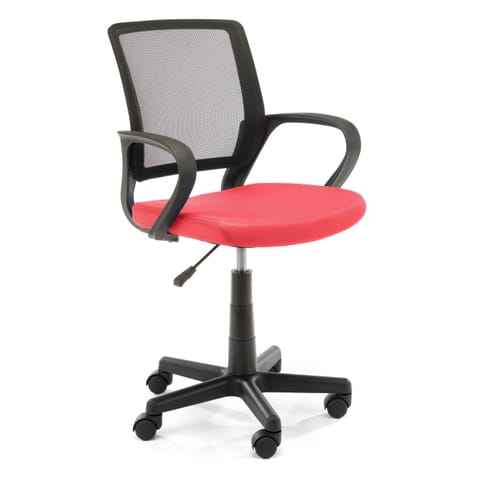 ⁨FOTEL OBROTOWY FD-6 CZERWONY⁩ w sklepie Wasserman.eu