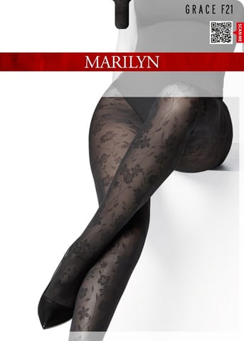 ⁨RAJSTOPY MARILYN GRACE F21 (kolor black, rozmiar 3/4)⁩ w sklepie Wasserman.eu