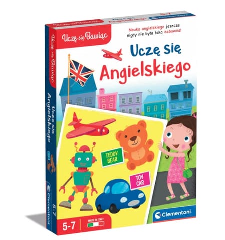 ⁨Gra edukacyjna Uczę Się Angielskiego Uczę się Bawiąc Język Polski Clementoni 50769⁩ w sklepie Wasserman.eu