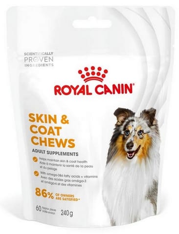 ⁨Royal Canin Skin & Coat Chews Adult Supplements 240g⁩ w sklepie Wasserman.eu