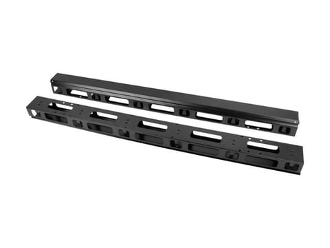 ⁨Zestaw 2 organizerów 27U do szaf stojących AK-1207-B⁩ w sklepie Wasserman.eu