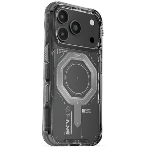 ⁨Etui Skinarma Magma do iPhone 17 Pro     Magnetic Charging grafitowy⁩ w sklepie Wasserman.eu
