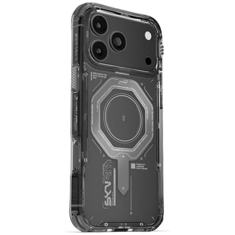 ⁨Etui Skinarma Magma do iPhone 17 Pro Max Magnetic Charging grafitowy⁩ w sklepie Wasserman.eu