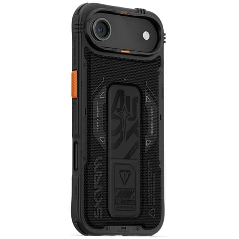 ⁨Etui Skinarma Phantom do iPhone Air      Magnetic Charging + Grip Stand czarny⁩ w sklepie Wasserman.eu