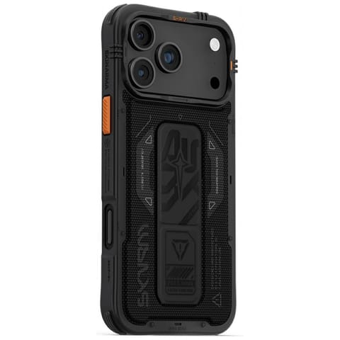 Etui Skinarma Phantom do iPhone 17 Pro Max Magnetic Charging + Grip Stand czarny w sklepie Wasserman.eu