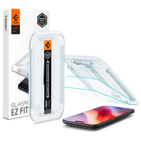⁨Szkło hartowane Spigen Glas.TR "EZ FIT"  do iPhone 17 Air 2szt clear⁩ w sklepie Wasserman.eu