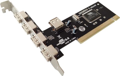 MicroConnect 4 + 1 Port USB 2.0 PCI Card w sklepie Wasserman.eu