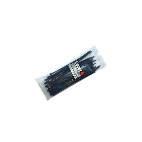 ⁨Opaski zaciskowe kablowe nylon czarne 190x4,7 mm 50 sztuk⁩ w sklepie Wasserman.eu