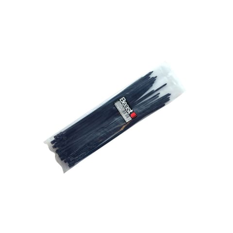 ⁨Opaski zaciskowe kablowe nylon czarne 300x4,7 mm 50 sztuk⁩ w sklepie Wasserman.eu