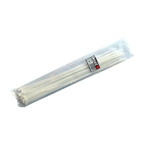 ⁨Opaski zaciskowe kablowe nylon białe 500x4.7mm 30 sztuk⁩ w sklepie Wasserman.eu