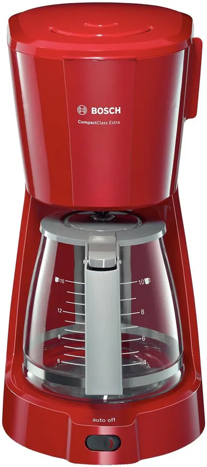 Ekspres przelewowy BOSCH TKA 3A034 (1100W; kolor czerwony) w sklepie Wasserman.eu