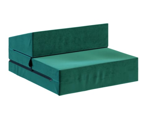 ⁨SOFKA SUZI MINI TRINITY rozkładana, wymiary: 71x204x9 cm Kolor: Pudrowy róż⁩ w sklepie Wasserman.eu