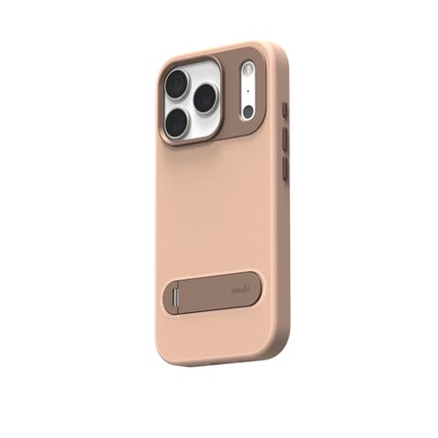 ⁨Moshi Kameleon MagSafe - Etui iPhone 17 Pro z funkcją podstawki (Milktea Brown)⁩ w sklepie Wasserman.eu