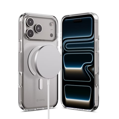 ⁨Crong Clear MAG Cover - Etui MagSafe iPhone 17 Pro Max (przezroczysty)⁩ w sklepie Wasserman.eu