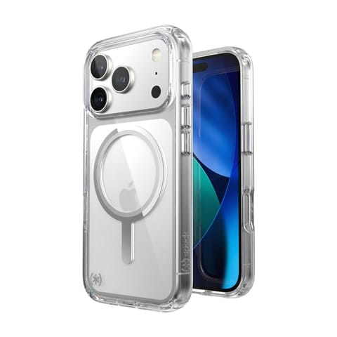 Speck Presidio Perfect Clear MagSafe - Etui iPhone 17 Pro (Clear / Silver) w sklepie Wasserman.eu