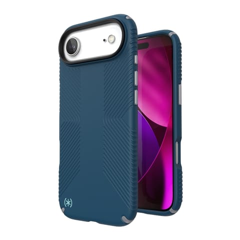 Speck Presidio2 Grip MagSafe - Etui iPhone Air (Deep Sea / Silver Metallic / Spell Blue) w sklepie Wasserman.eu