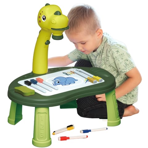 ⁨WOOPIE Tablica do Rysowania Projektor Dinozaur 24 Wzory + 2 Gry⁩ w sklepie Wasserman.eu