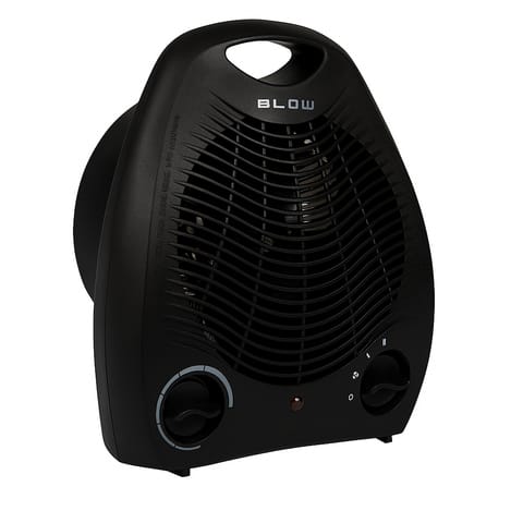 ⁨Termowentylator BLOW 2000W FH-A01 farelka czarna⁩ w sklepie Wasserman.eu