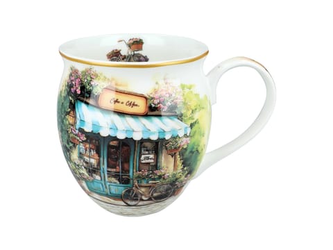 Kubek beczka - L. Lozano, Coffee & Flowers (CARMANI) w sklepie Wasserman.eu